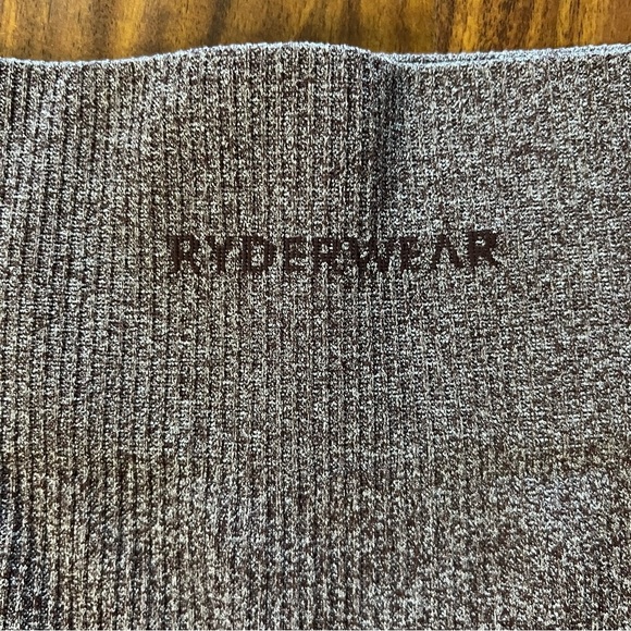 NWT Ryderwear Ribbed Seamless Leggings Chocolate Marl size XL - Picture 10 of 11